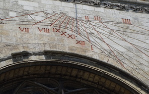 Cadran solaire restauré pour la Cathédrale