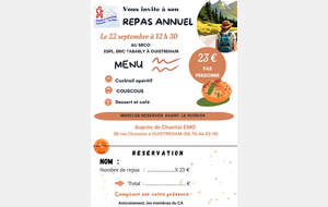 Repas de l'Association